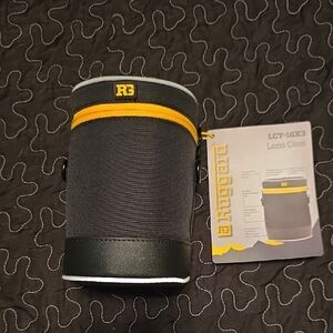 Ruggard Black and Yellow Lens Case